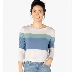 Beyond yoga color block pullover